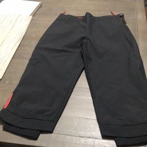 Prada lounge pants with mesh interior